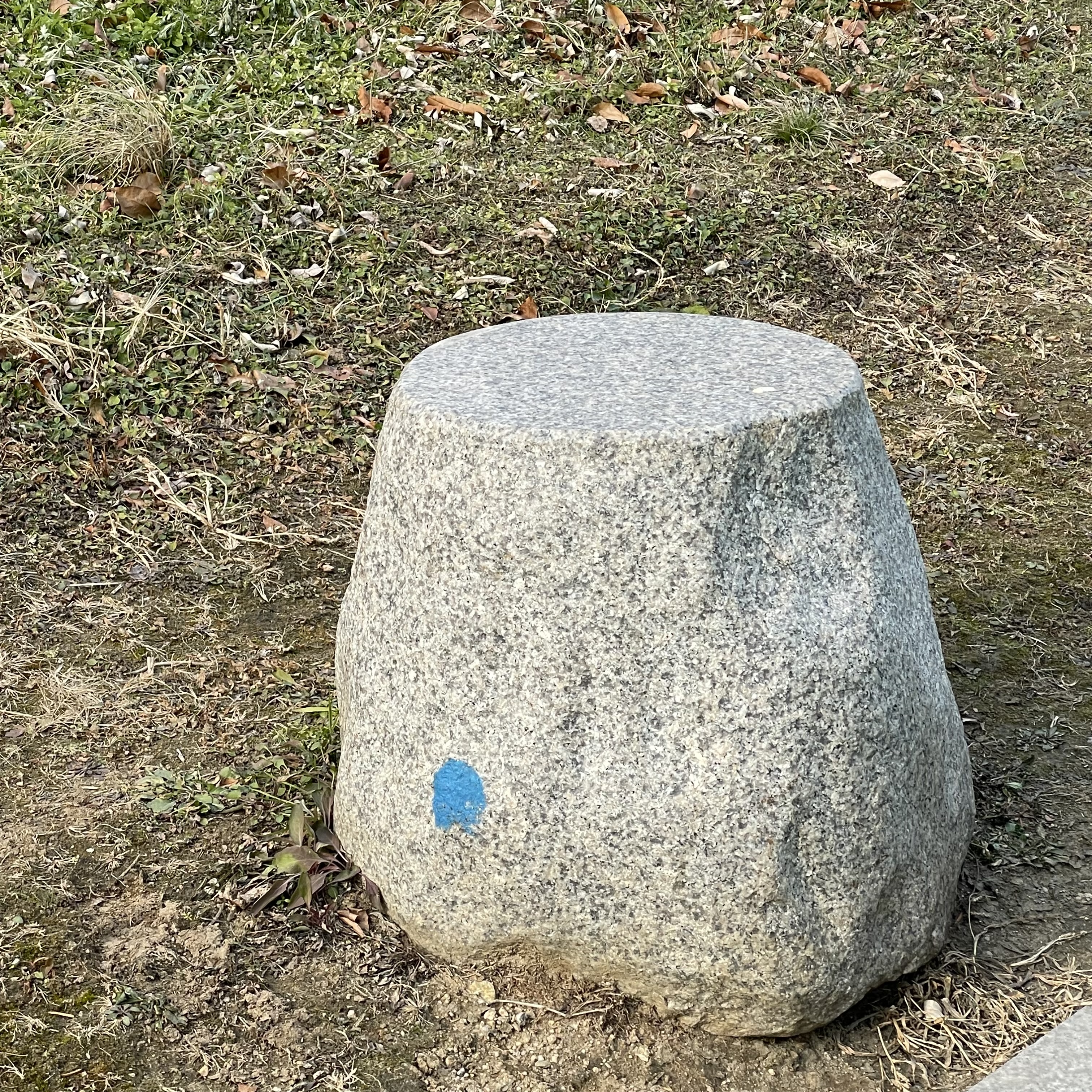 attached to post