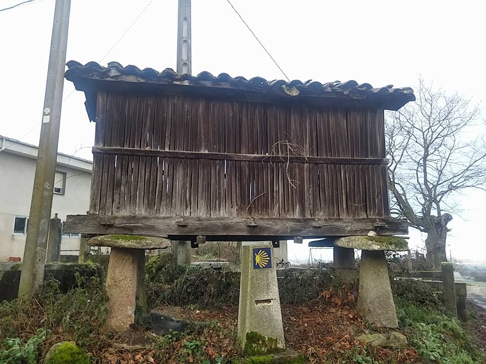 attached to post