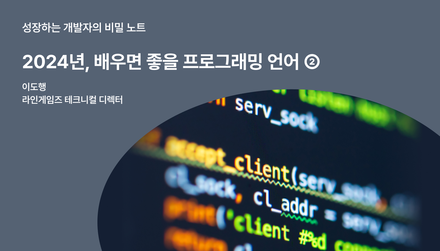 2024, 꼭 배워야 하는 프로그래밍 언어 top 4~5위 | 원티드